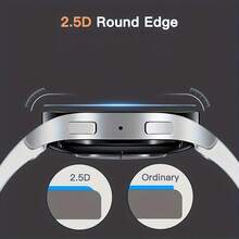 3pcs Screen Protector - 9H Hardness Anti-Scratch, Ultra-Clear Display, Anti-Fingerprint Coating, Tempered Glass Material, Protect Watch Screen From Scratches And Wear, Transparent Color, Suitable For Samsung Watch 7/8 Series, Ideal For Tech Enthusiasts And Outdoor Sports Lovers - 3pcs Tempered Glass Screen Protector, Transparent - View 4