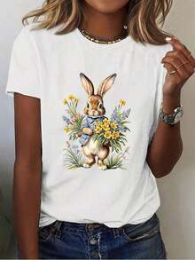 Women T-Shirts - White - View 1