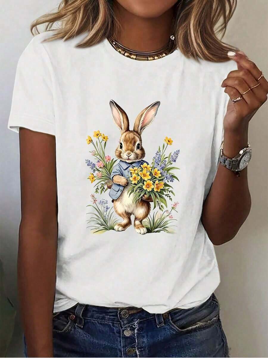 Women T-Shirts - White - View 1