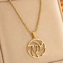 2026 World Cup Football No.7 No.10 Jersey Titanium Steel Necklace Luxury Full Rhinestone Stainless Steel Pendant Necklace - 2 - 查看 12