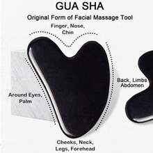 Bộ lăn đá lạnh chăm sóc da mặt (1/2/3 món), dụng cụ massage mặt Gua Sha, màu be nhạt, dụng cụ làm đẹp, con lăn massage nâng cơ mặt, khay đá viên tái sử dụng. - màu đen - Xem 15