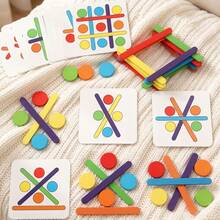 1pc Early Learning Math Puzzle, Addition & Subtraction Practice, Shape & Color Recognition, Puzzle Game Educational Toy, Suitable For Student Stationery & School Supplies, Great Gift For Children Birthday And Christmas - Early Childhood Puzzle Teaching Aids - View 3