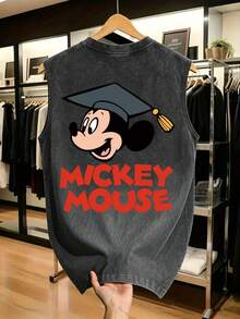 Disney Canotte da uomo - nero - Visualizzare 3