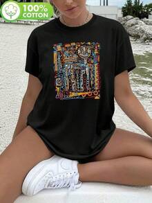 Women T-Shirts - Black - View 7