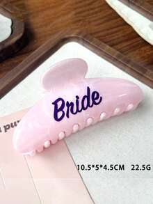 1/6个装 Bnide字母爪夹经典发夹发饰，韩版女士发夹 - 彩色 - 查看 6