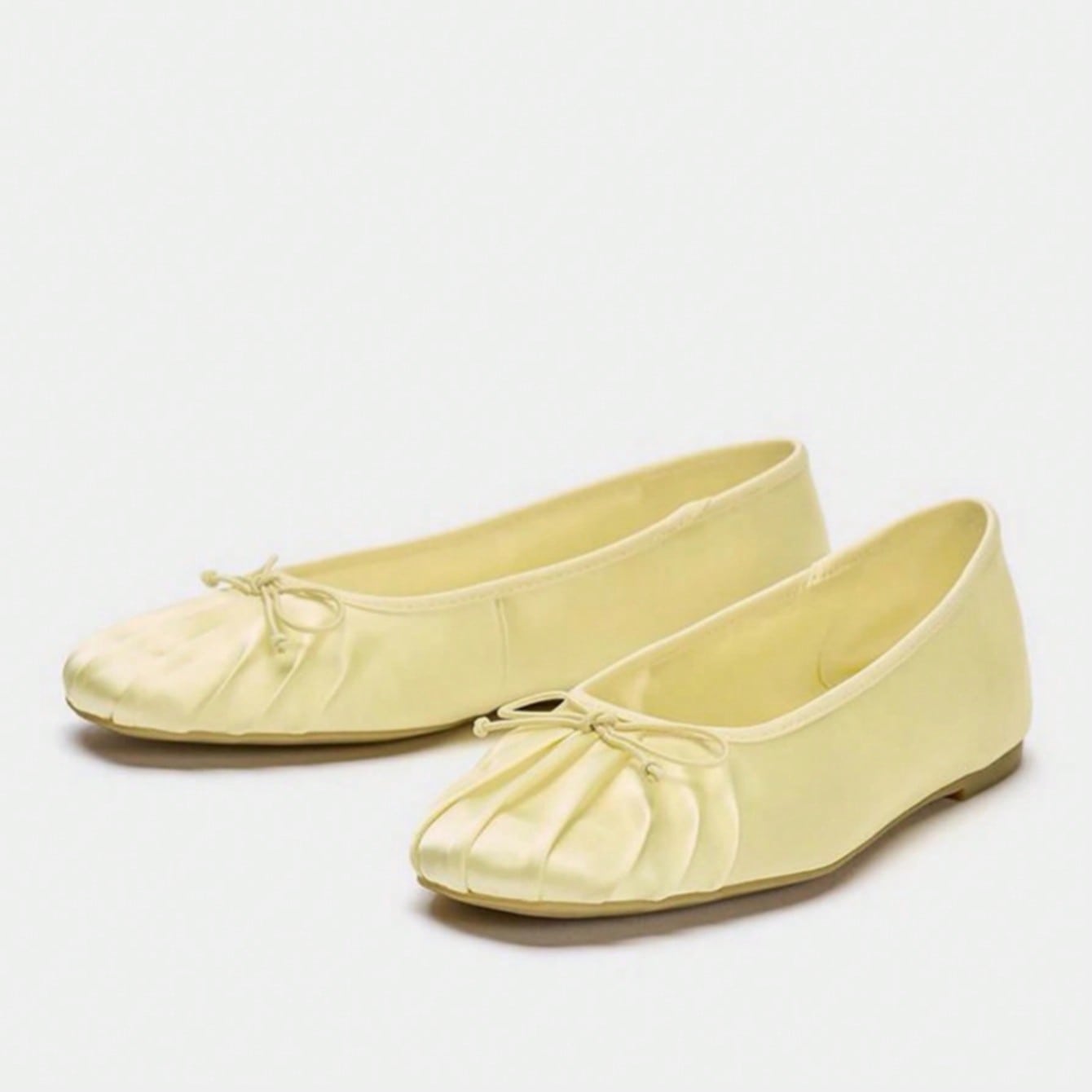 Nuevos zapatos de mujer para primavera/verano, bailarinas con decoración de lazo