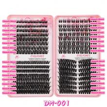 DIY False Eyelashes, Large-Capacity Segmented Cluster Lashes, Single-Bundle Individual Lashes, Suitable For Daily Wear, Home DIY, Parties And Travel - View 7