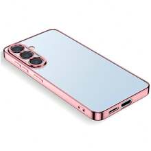 【限定人気爆売れアイテム】Galaxy S26  ケース クリア スマホケース 透明 薄型 ソフト TPU 耐衝撃 メッキ加工 ストラップホール付き 軽量 - ローズゴールド - チェックする 3
