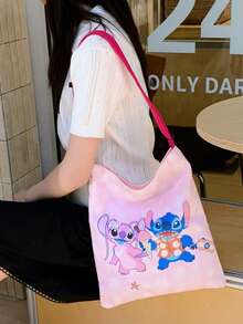 Disney 1个时尚斜挎包，小公主斜挎包，单肩包，卡通轻便收纳包，多功能手提包，轻便收纳袋，节日礼物零钱包，户外零钱包，服装搭配包 - 彩色 - 查看 8