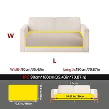 1pc Solid Color Minimalist Chenille Sofa Cushion, Anti-Slip Wear-Resistant, Pet Stain-Resistant, Suitable For 1-4 Seater Sofa Protection, All-Season Use, Suitable For Living Room Bedroom Study Decoration, Machine Washable - Multiple Styles - View 24