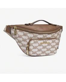Michael Kors MK Erin 女士防水腰包，带可调节肩带 - 米白色 - 查看 4
