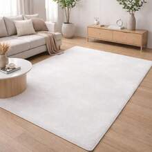 Casa Laura Enxovais Soft Flannel Rug In Modern Prints 2.00 X 1.50 - Various Colors - PEARL WHITE - View 4