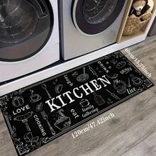 1 buah Keset Dapur, Karpet Drainase Tahan Lama, Cocok untuk Dapur, Ruang Tamu, Pintu Masuk, Balkon, Dekorasi Rumah, Anti-Selip, Kedai Kopi, Bar, Liburan, Pesta, Kamar Tidur, Alas Hewan Peliharaan, Dekorasi Kamar Mandi - MultiWarna - View 15