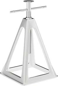 RVGUARD RV Stack Jacks 1 Pack, Aluminum Stabilizer Jacks For RV Trailer Camper, Single Support Up To 6000 Lbs, Adjustable From 11" To 17" - ColorA - View 1