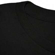 ABSOLUTAMENTE NO camisetas con estampado de letras, camisetas casuales de manga corta y camisetas de moda 100% primavera-verano para mujer. Algodón puro. - Negro - Ver 3