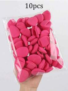 30/10pcs Mini Reusable Makeup Sponges, Makeup Powder Puffs, Face Makeup Tools Set, Round Shaped Setting Powder Puff, Makeup Accessories, Dry & Wet Use Blush Puff, Cushion Puff, Loose Powder Puff, Beauty Sponges Suitable For Foundation, Powder, Lotion, Etc. - Hot Pink - View 8