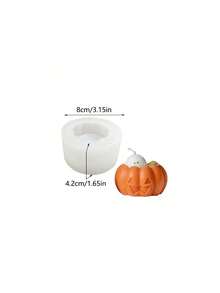 1 khuôn silicon hình dơi bị thương và bí ngô chủ đề Halloween tự làm - Dơi bí ngô bị thương - Xem 2