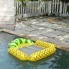 Cama flotante inflable para piscina, hamaca flotante tipo sofá para parque acuático, esencial para el verano - Multicolor - Ver 5