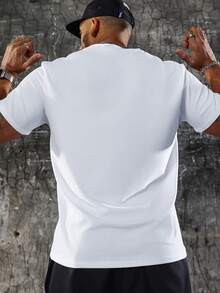 Men's T-Shirts For Spring And Summer - 黑色 - 查看 9