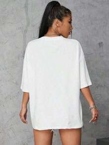 1 pieza Camisetas Gráficas para Mujer Fifth Sun Sesame, Camiseta de Manga Corta para Hombre con Estampado 'Todo lo que sé lo aprendí en las calles', Camiseta Casual de Verano para Hombre, 180g Algodón Puro, Camiseta Estampada de Manga Corta, Ropa de Verano para Mujer RG0A180g 100% Algodón - Blanco 3 - Ver 9