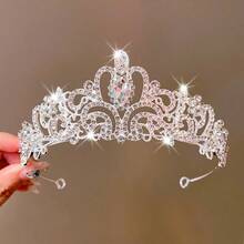 Elegant GCGIGUI Alloy Princess Crown, Suitable For Women's Wedding, Party, And Performance Hair Accessories - Silver - View 10