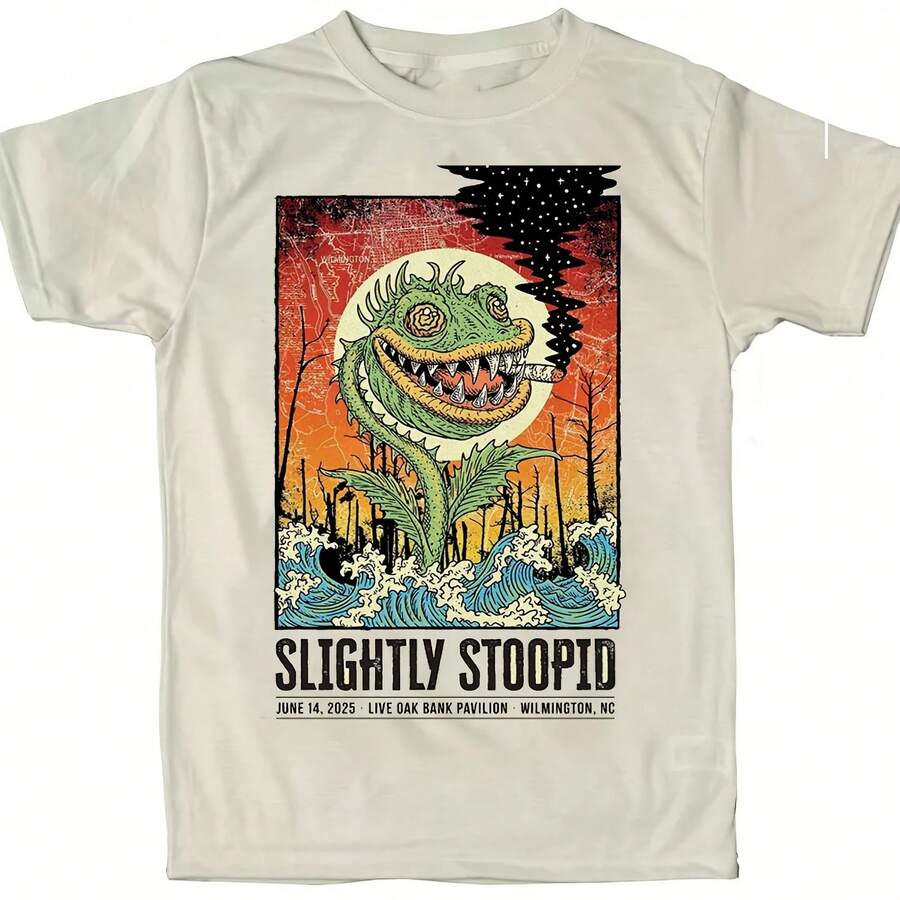 New Popular Slightly Stoopid Band Tour 2025 Gift For Fan S To 5XL T-Shirt GC4060 - White - View 1
