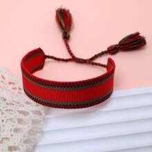 1pc World Cup Country Letter Creative Fan Bracelet - Red - View 6