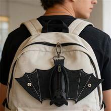 Bat-Shaped Men's Coin Purse, Unique Bat Wallet, Portable Coin Pouch, Distinctive Leather Key Holder, Creative Gift For Men, Fashionable Accessory For Men - 1PC - View 11