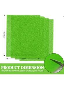 1/3pcs Fruit & Vegetable Fridge Liners, Reusable Refrigerator Drawer Mats, Breathable Design To Extend Freshness, Kitchen Fridge Pads - Multicolor - View 3