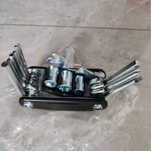 Bộ cờ lê bánh cóc 16 trong 1 với tay cầm chống trượt và thiết kế xoay - Bền bỉ, dễ sử dụng, phù hợp cho sửa chữa tại nhà và ô tô, dụng cụ cờ lê đa năng, thiết kế nhỏ gọn, chắc chắn và bền bỉ, dụng cụ cầm tay, phụ kiện ô tô - Nhiều màu - Xem 11