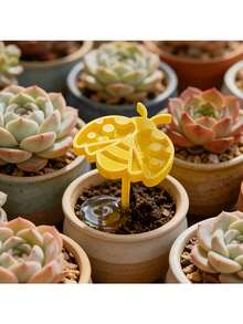 1 Set Bee Watering Station Garden Decor Stake, Cute Bee Shaped Creative Garden Stake, Outdoor Bee Watering Station - Multicolor - View 6