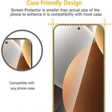 2pcs 9D Full Coverage Tempered Glass Screen Protector, Suitable For All Models, 2.5D 9H High-Definition Full Glue Anti-Scratch Protective Film, Applicable To Note/ K Series/ C Series - White - View 9