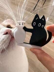 透明亚克力猫须收纳花瓶套装，磁性花瓶，背面强力磁铁，可吸附在冰箱上装饰，多功能招财猫须收集器，宠物毛发收集器，小花瓶，可插小花，宠物纪念纪念品，强力吸附纸条/照片，适合爱猫人士，家居/厨房/办公室装饰，可用作白板柜磁性板，生日/圣诞节/乔迁礼物，圣诞节交换礼物，宠物纪念品 - 彩色 - 查看 1