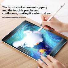 Bộ 2 bút cảm ứng chống trượt (dùng để vẽ/viết) tương thích với máy tính bảng Galaxy Tab A11+/A9+ 11 inch và Tab A11/A9/A7 Lite 8.7 inch. Miếng dán bảo vệ màn hình máy tính bảng, bề mặt mờ, bút vẽ chống trượt. - 2 chiếc - Xem 6