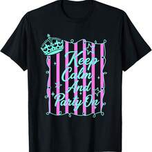 Keep Calm And Party On T-Shirt - Black - View 1