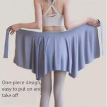 瑜伽运动健身及膝裙，女士防走光及膝裙 - 彩色 - 查看 2