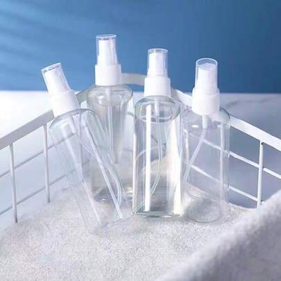 Bộ 5/4 bình xịt du lịch, bình xịt phun sương mịn trong suốt, có thể tái sử dụng, đựng mẫu mỹ phẩm, bình xịt dạng lỏng, bình xịt nhỏ bằng nhựa, khử trùng, du lịch, cầm tay, bình riêng biệt, trang điểm mặt