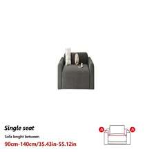 1件装弹力宠物友好型沙发套，四季通用懒人沙发套，客厅防滑沙发保护套，完全防尘 - 彩色 - 查看 15