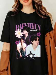 Women T-Shirts - Black - View 6
