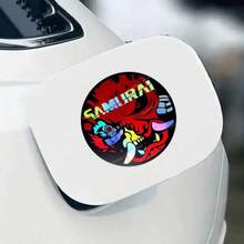 Tem dán xe hơi/xe máy kiểu JDM cắt laser, bao gồm các thiết kế hình tròn và hình ngọn lửa, bao gồm tem ... cắt laser cắt - 1 cái - Xem 9
