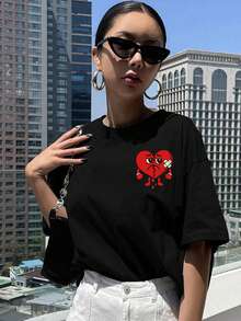 Plus Size T-Shirts - White - View 3