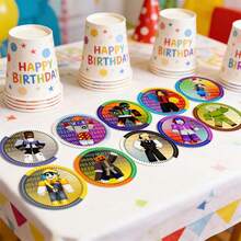 Roblox Round Stickers 195Pcs 3/4/5cm Cartoon Game Theme Waterproof For Laptop Phone Bottle Party Gift - Roblo Boy (original) Round Sticker - View 6