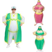 Adult Sultan Prince And Princess Inflatable Costumes Middle Eastern Comedy Party Role Playing Props Palace Style Banquet Stage Performance Costumes - Multicolor - View 8