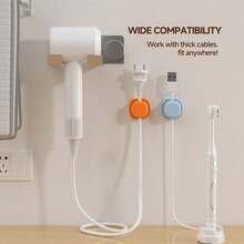 3pcs Adhesive Spring Rotating Cable Organizer Clips, Anti-Tangle Desktop Cable Holder, Earphone Cord Winder, Car Clip, Office Desk Wire Organizer - Magnetic Wire Clip - View 13