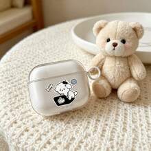 1个适用于苹果 4 Pro/2/3代的Office Puppy保护套，兼容蓝牙耳机，软壳 - 彩色 - 查看 2