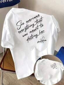 Dam-T-shirts - Vitt - Visa 6