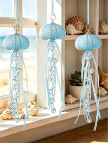 1/3pcs Jellyfish Decorations, Summer Ocean Theme Decor, Holiday Decorations, Home Decor - Multicolor - View 3