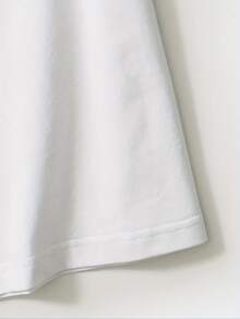 Women's 100% Cotton T-Shirts 2026 Korean Style Round Neck Print Short Sleeve T-Shirt - White - View 6