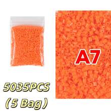 Hạt nhựa Sundymot 2.6mm, hơn 5000 hạt, màu vàng cam, đóng gói riêng lẻ, không bị rơi vãi, dùng để làm mặt dây chuyền, móc khóa, đồ trang sức thủ công, quà tặng tốt nghiệp, tựu trường, Giáng sinh, tiệc tùng, sinh nhật, bộ hạt nhựa nhiều màu 2.6mm. - Hạt ghép hình 2,6mm - Xem 16