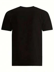 Camiseta de anime Konosuba Megumin con letras rojas y puntos VOVM - Negro - Ver 3